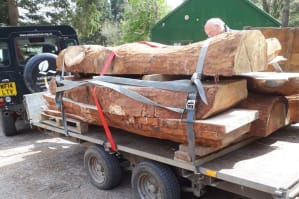 Burrator oak from sawmill