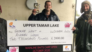 West and Woon Win £2000 at Upper Tamar’s Mainline Carp Open
