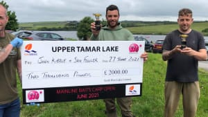 Kierle and Fowler win £2000 at Upper Tamar’s carp competition!
